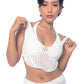 Crochet off white matching set