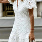 Lace white dress