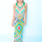 Multicolor lina dress