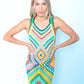 Multicolor lina dress