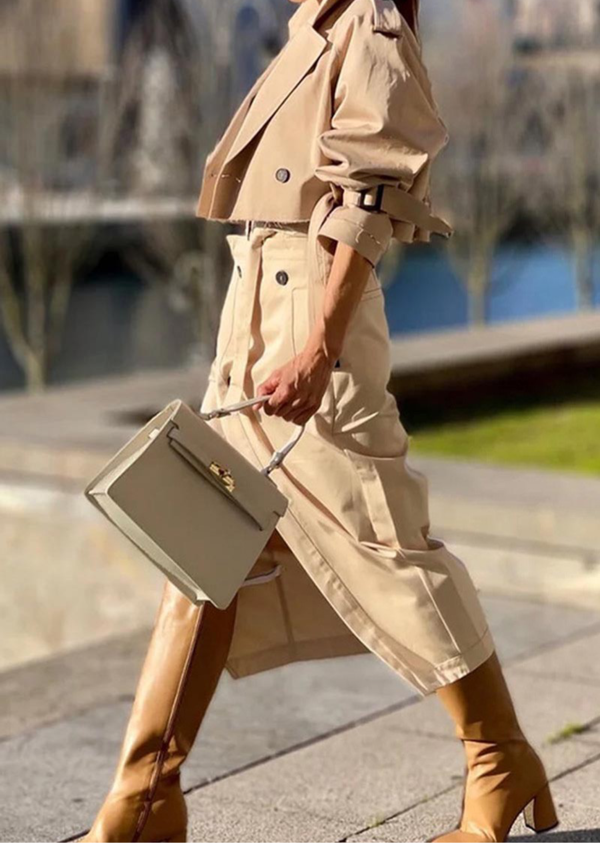 Safari khaki matching set