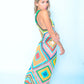 Multicolor lina dress