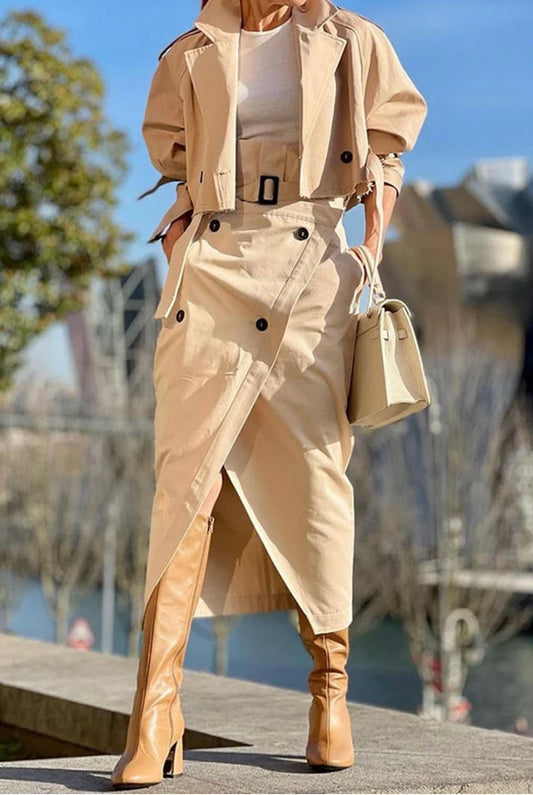 Safari khaki matching set