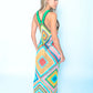 Multicolor lina dress