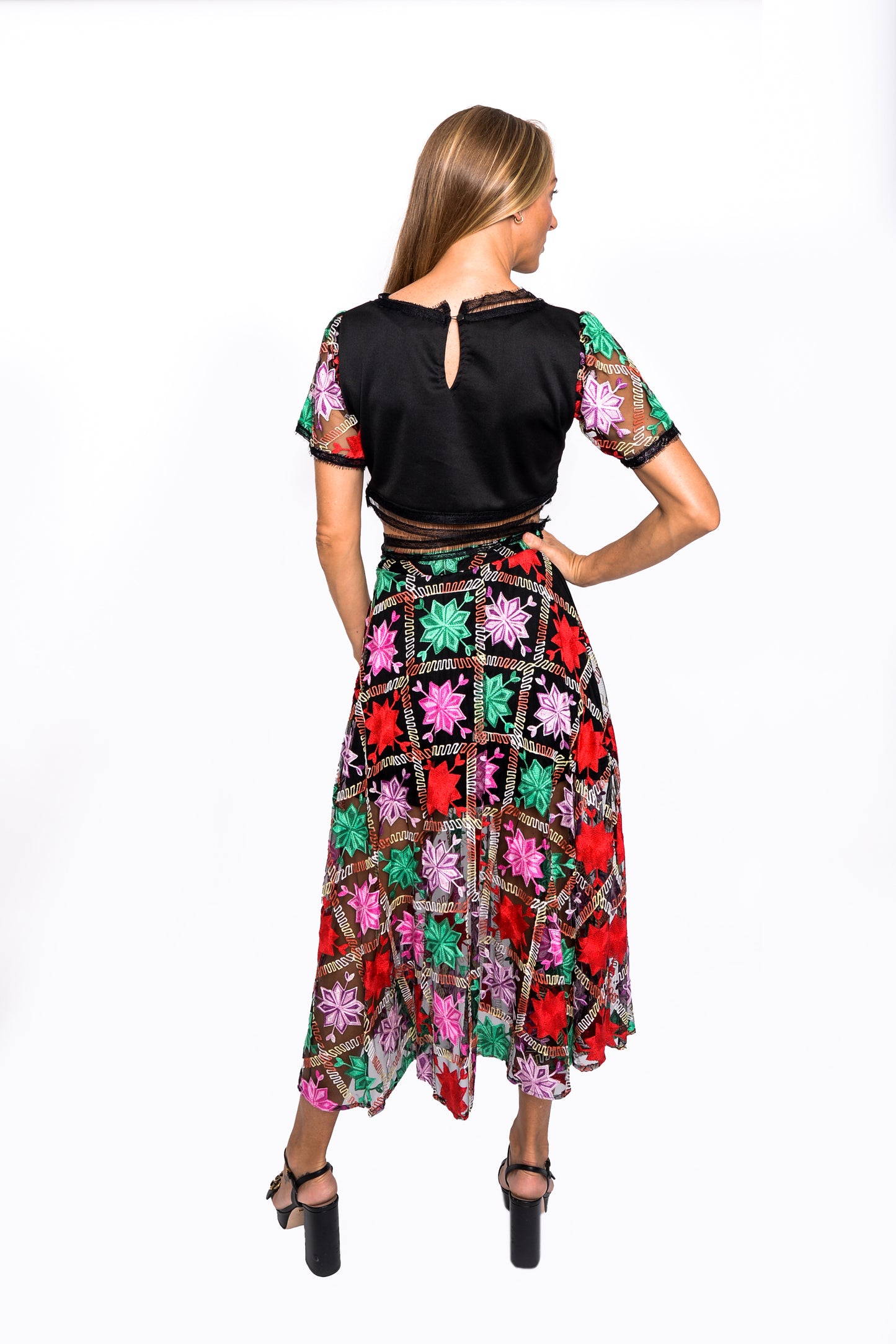 2 PIECES SKIRT AND TOP MATCHING SET BY PATRICIA TRUJILLO