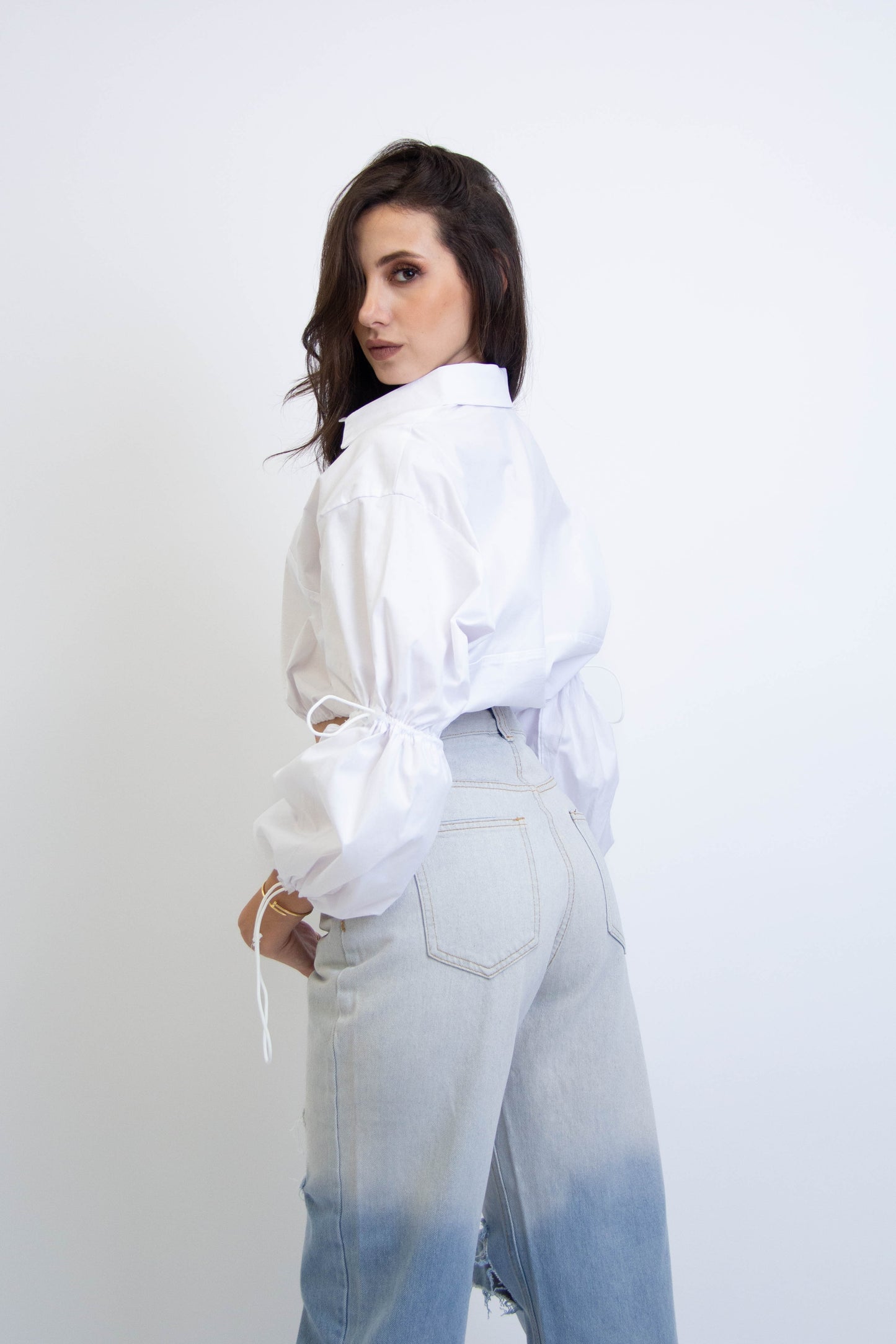 CECILE WHITE BLOUSE