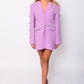 Blazer lilac bow dress