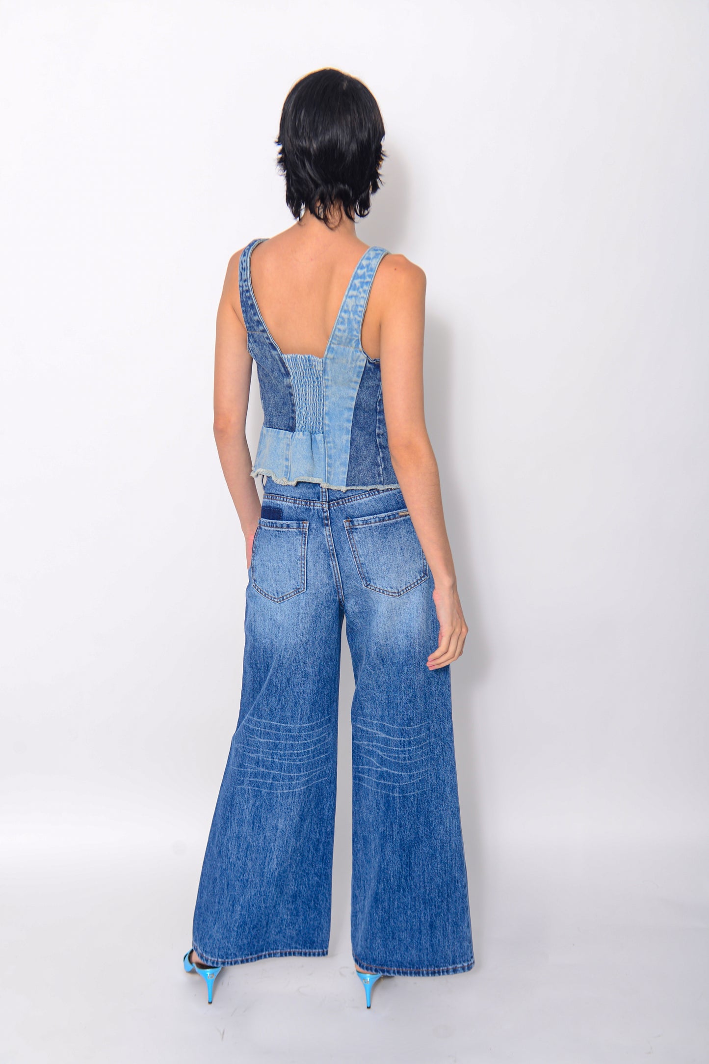 Patch it denim pant