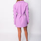 Blazer lilac bow dress