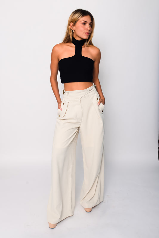 Belted Toulouse pants