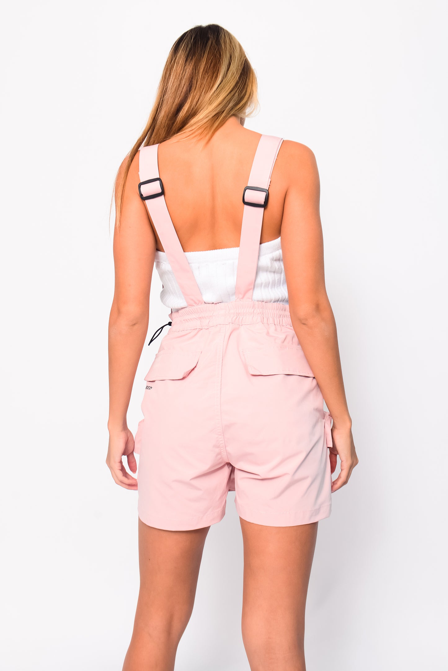 Cargo pink romper