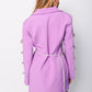 Blazer lilac bow dress