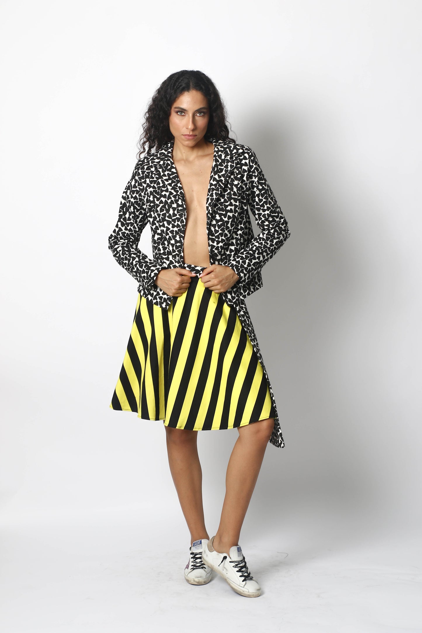 BLAZER AND SKIRT MINIMAL SET BY PATRICIA TRUJILLO