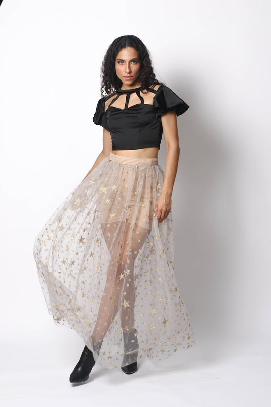 STARS TULLE SKIRT WITH SHORT BY PATRICIA TRUJILLO