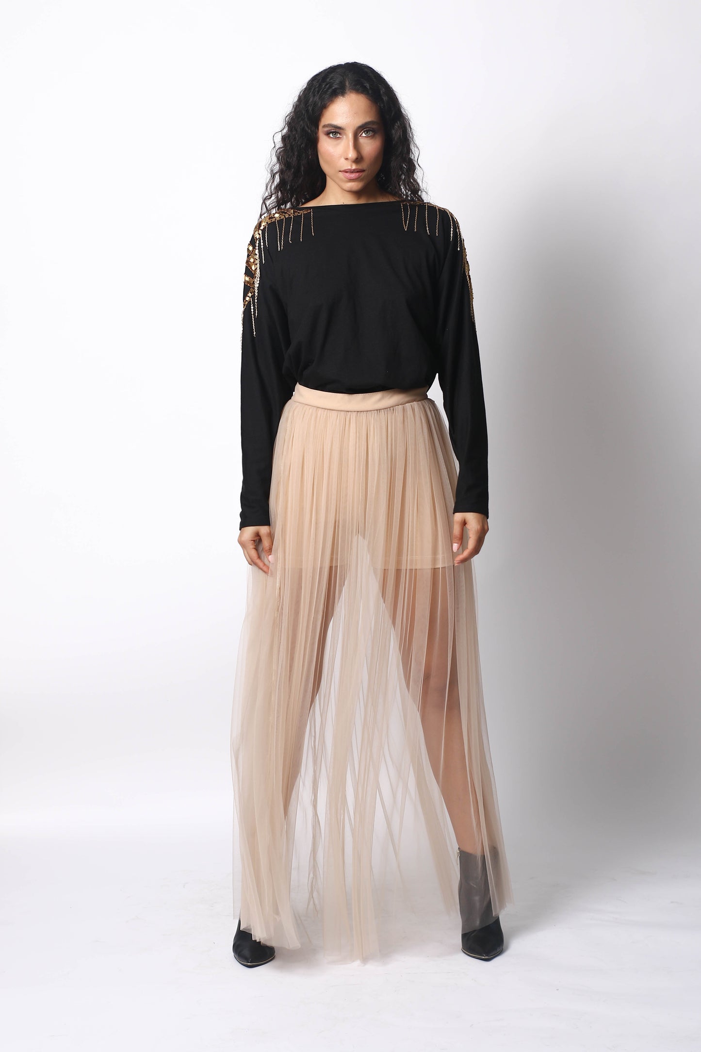 TULLE LONG SKIRT WITH SHORT BY PATRICIA TRUJILLO