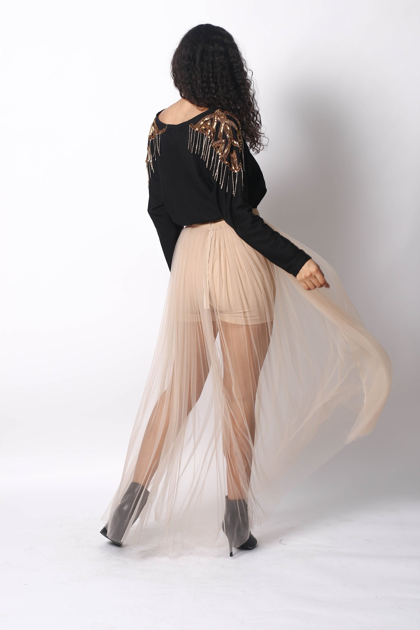 TULLE LONG SKIRT WITH SHORT BY PATRICIA TRUJILLO