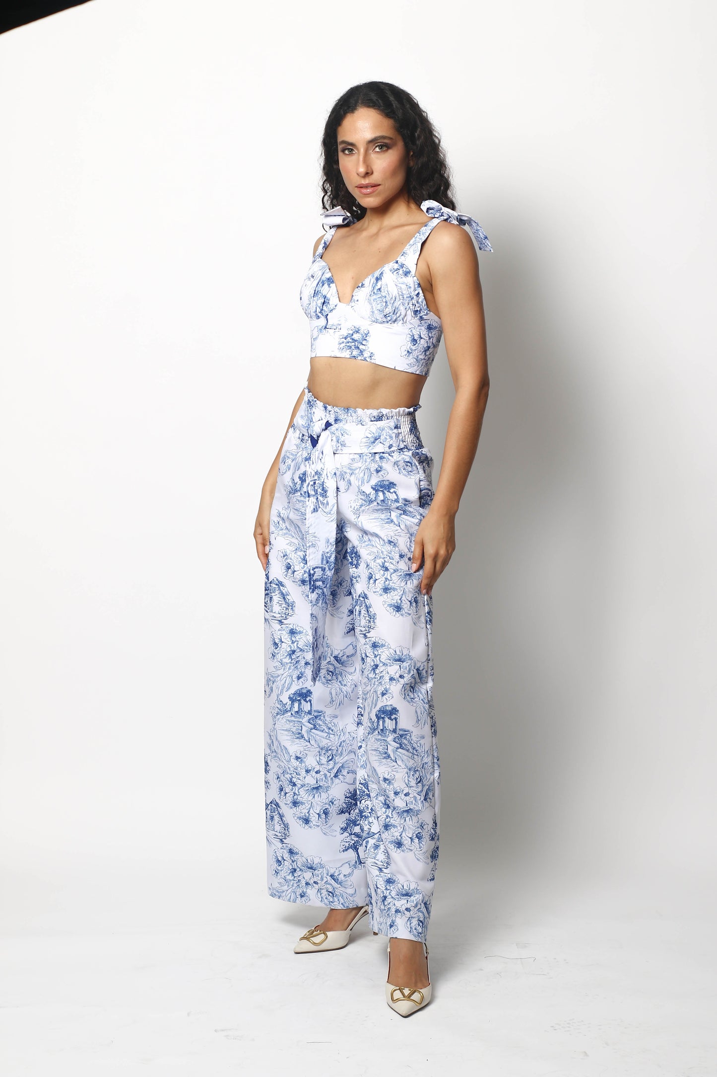 2 PIECES TOP AND PANT MATCHING SET BY PATRICIA TRUJILLO
