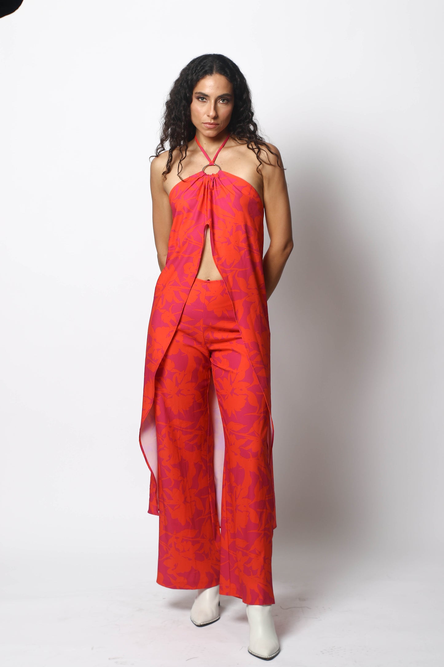 2 PIECES PRINTED MATCHING SET BY PATRICIA TRUJILLO