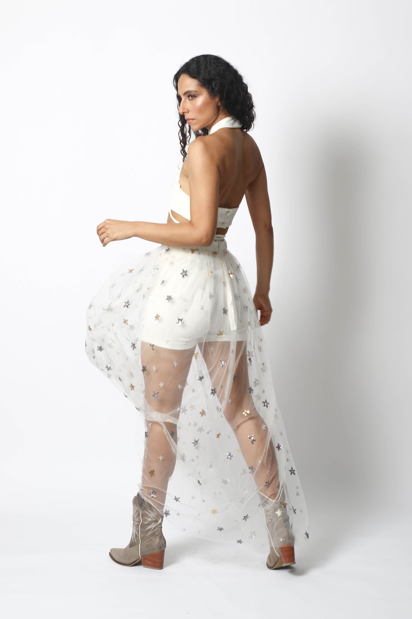 STARS TULLE SKIRT BY PATRICIA TRUJILLO